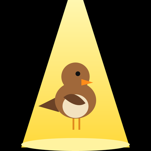 Tiny Spotlight Sparrow logo
